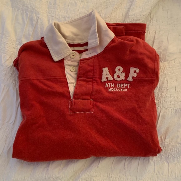 Vintage A&F rugby shirt ♡ - Picture 4 of 4